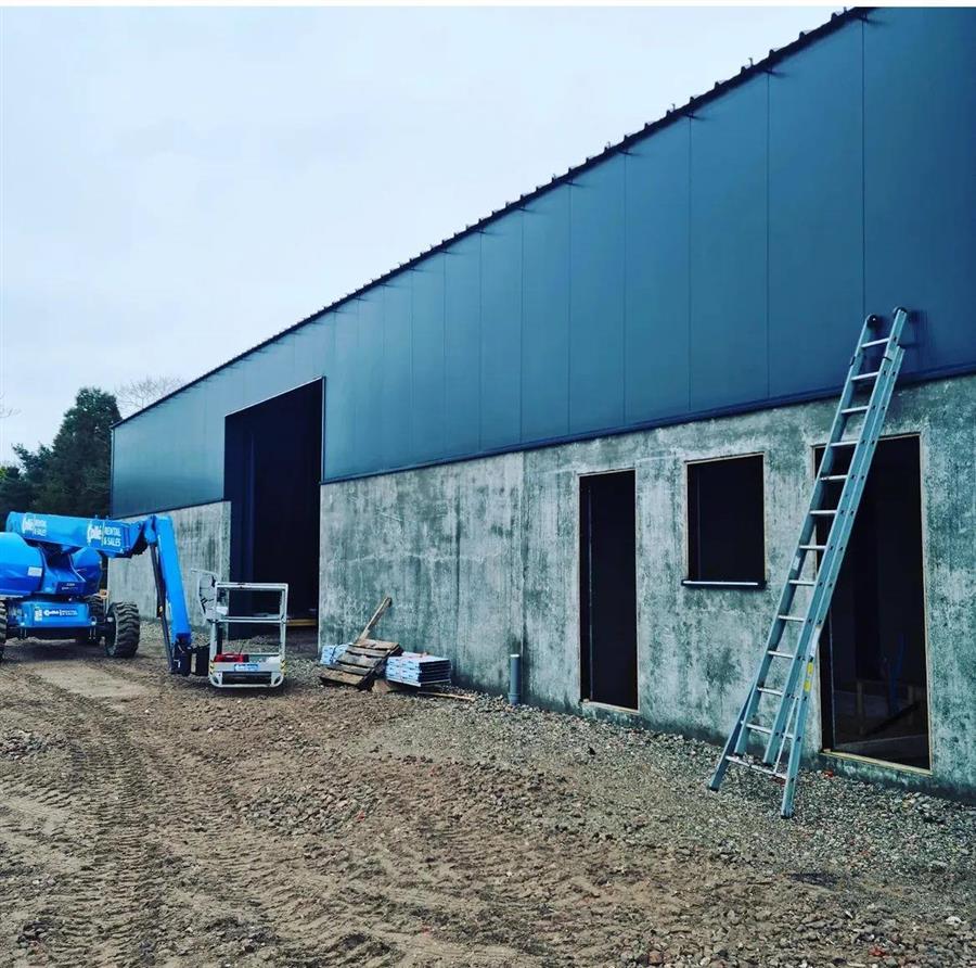 RainTec project in aanbouw, Alphen, Noord-Brabant